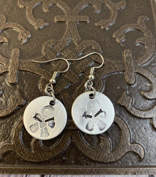 Voodoo doll earrings picture