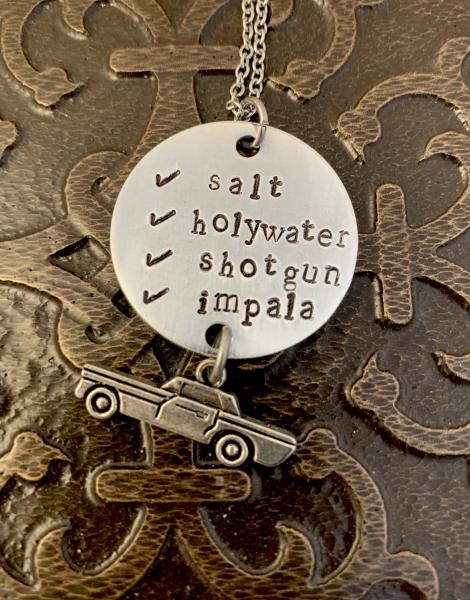 Supernatural  necklace- checklist picture