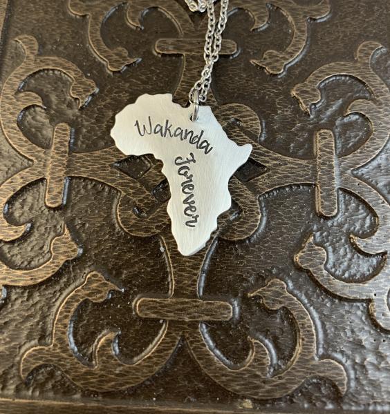 Wakanda Forever necklace picture