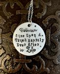Life quote necklace