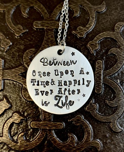 Life quote necklace