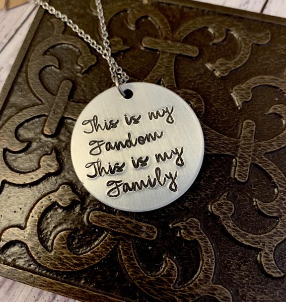 Supernatural necklace- Fandom/Family picture