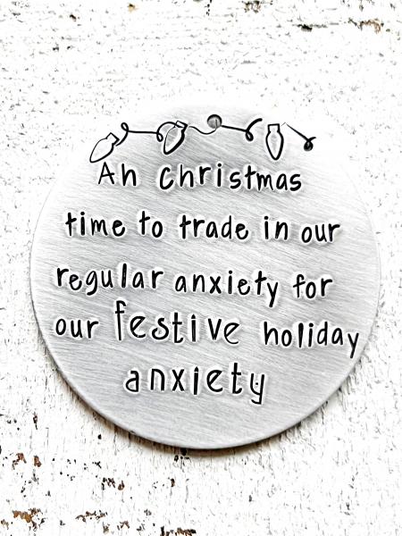 Ornament- Christmas anxiety