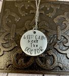 Doctor Who necklace- Keep Calm