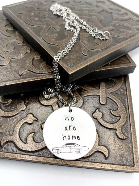 Supernatural We are home necklace picture