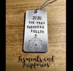 2020 rolled a one necklace
