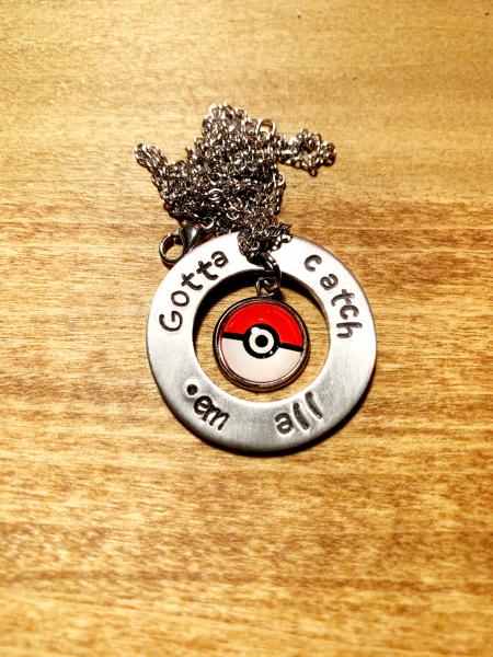 Pokémon gotta catch em all necklace picture