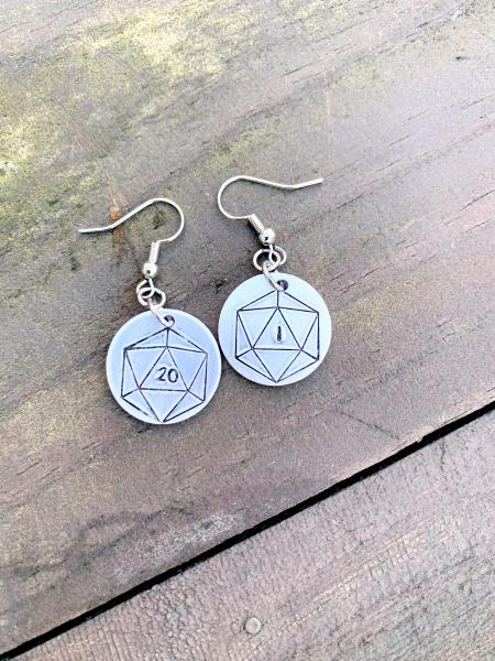 D20 earrings picture