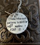 Magic quote necklace