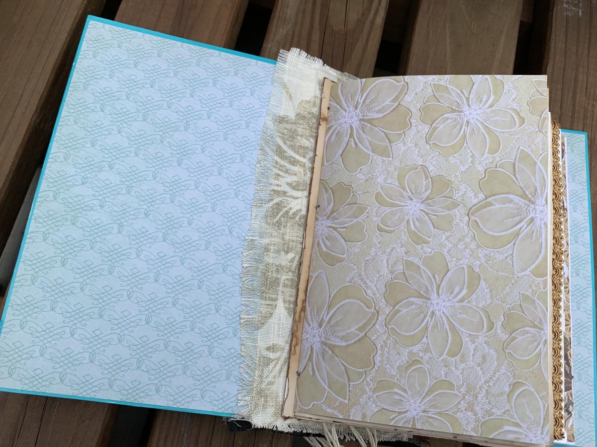 Celtic knot teal Journal Handmade picture