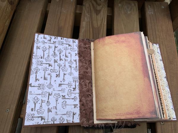 Steampunk Journal- Handmade picture