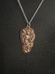 Copper Nature Fairy pendant