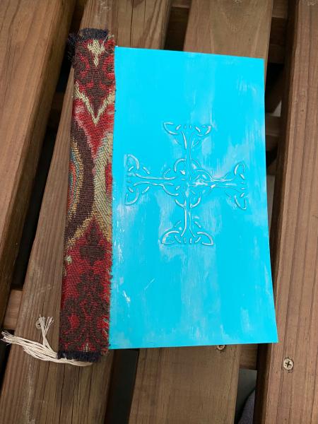 Celtic knot teal Journal Handmade picture
