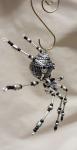 Christmas Silver Beaded Spider