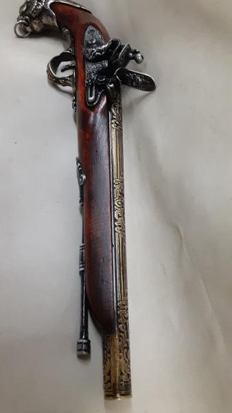 18th Century Aged German "Sea Dawg" Flintlock Pistol picture