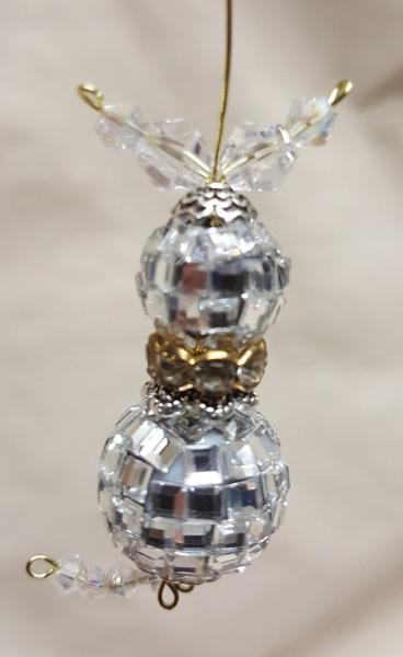 Beaded Crystal Kitty Cat Ornament picture