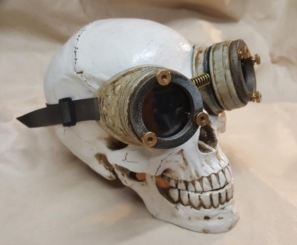 Steampunk Aged Engineer Goggles picture
