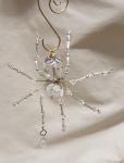 Steampunk/Christmas Dew Drop Crystalline Ice Spider