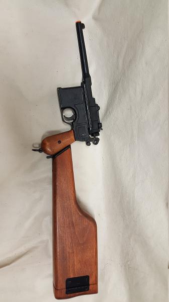 C 96 Broom Handle Mauser Non firing Replica with Stock and Stock Holster picture