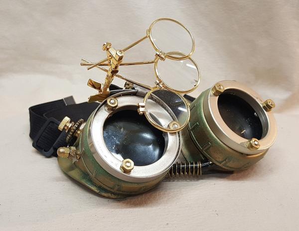 Steampunk Little Devil Engineer Goggles picture