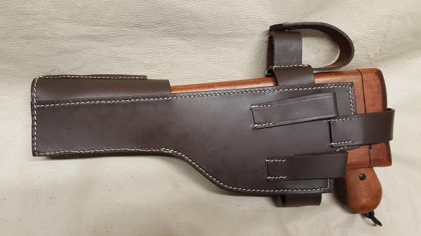 C 96 Broom Handle Mauser Non firing Replica with Stock and Stock Holster picture