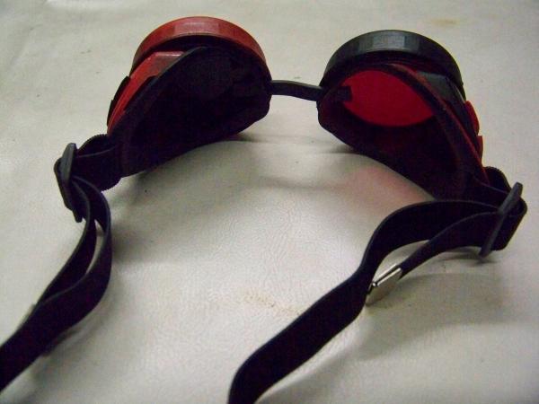 Slightly Distressed Steampunk Goggles Inspired By Harley Quinn picture