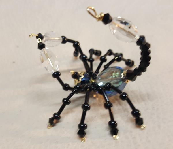 Steampunk Beaded Black Scorpion picture