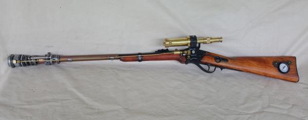 Steampunk Lever Action 1859 Sharps Carbine Ether Sniper Rifle W/Scope picture