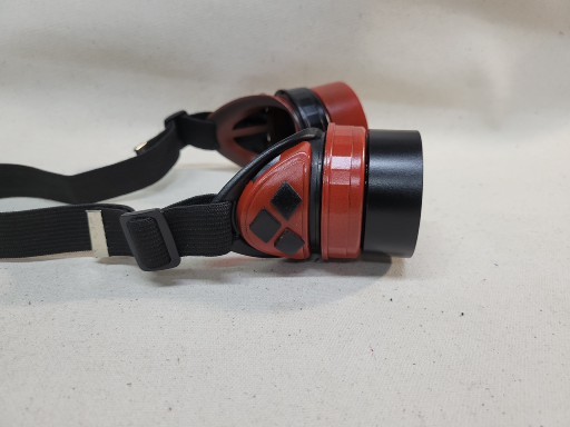 Slightly Distressed Steampunk Goggles Inspired By Harley Quinn picture