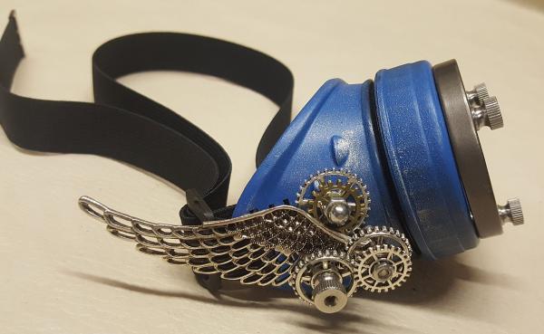 Winged Steampunk Engineer Mono-Goggle /Eye Patch picture