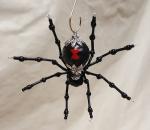 Steampunk Beaded Black Widow Spider