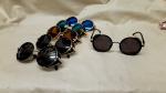 Steampunk Style Round Sunglasses