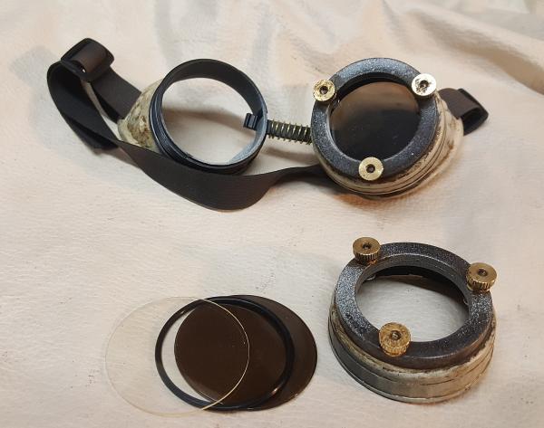 Steampunk Aged Engineer Goggles picture