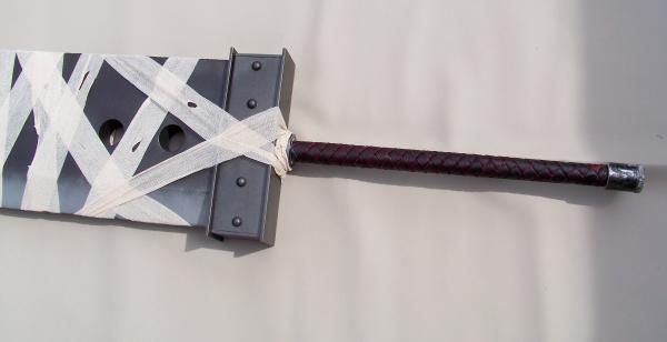 Custom Made Metal Cloud Strife Kingdom Hearts Buster Sword W/Materia picture