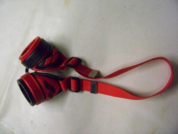 Slightly Distressed Steampunk Goggles Inspired By Harley Quinn picture