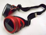 Slightly Distressed Steampunk Goggles Inspired By Harley Quinn