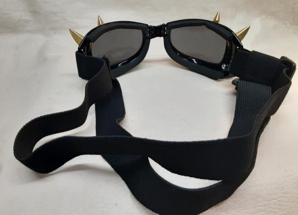 Large Steampunk Spiked Dog Goggles picture