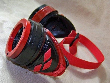 Slightly Distressed Steampunk Goggles Inspired By Harley Quinn picture
