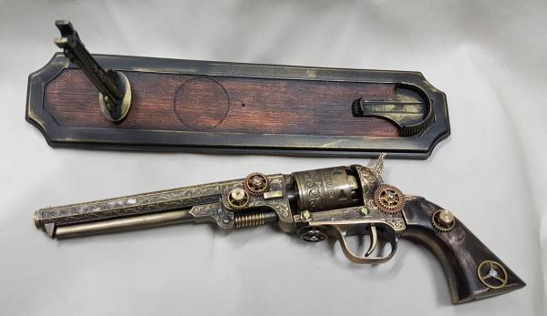 Steampunk 1851 Colt Navy Revolver Non Firing Replica #2 picture