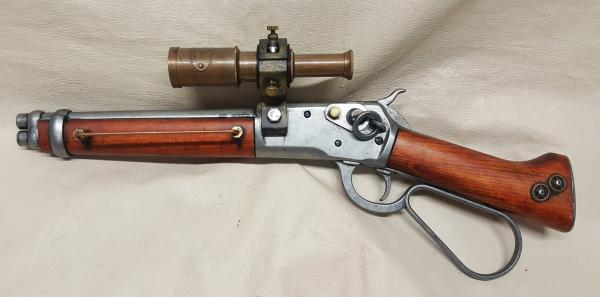 Steampunk Mare's Leg Rifle #2 W/Scope
