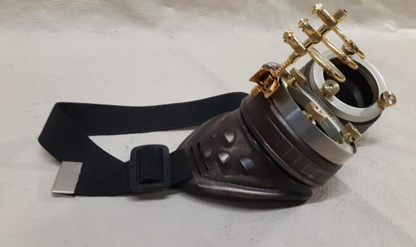 Steampunk Distressed Engineer Goggles With Magnifying Loupes picture