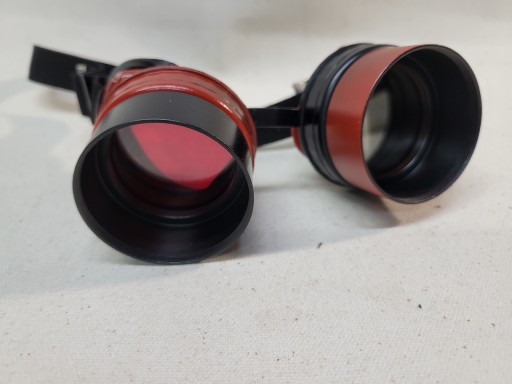 Slightly Distressed Steampunk Goggles Inspired By Harley Quinn picture