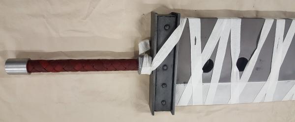 Custom Made Metal Cloud Strife Kingdom Hearts Buster Sword W/Materia picture