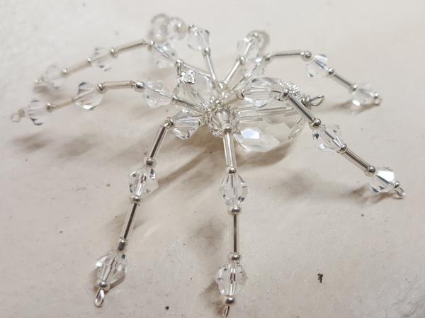 Steampunk/Christmas Faceted Crystalline Ice Spider picture