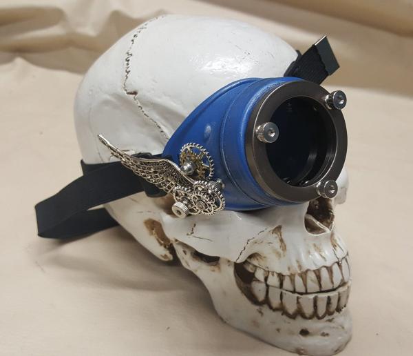 Winged Steampunk Engineer Mono-Goggle /Eye Patch picture