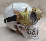 Steampunk Engineer Yellow Bat Wing Goggles