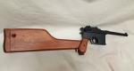 C 96 Broom Handle Mauser Non firing Replica with Stock and Stock Holster