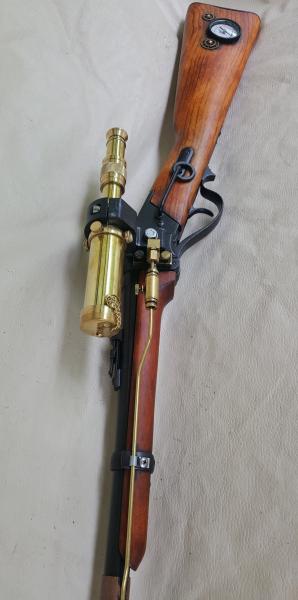 Steampunk Lever Action 1859 Sharps Carbine Ether Sniper Rifle W/Scope picture