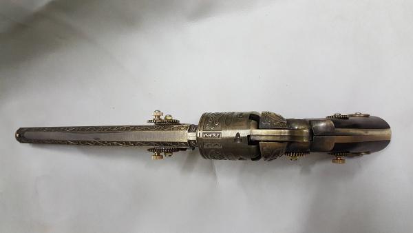 Steampunk 1851 Colt Navy Revolver Non Firing Replica #2 picture