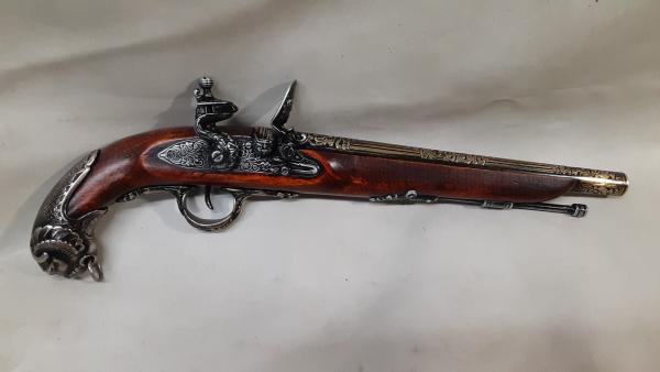 18th Century Aged German "Sea Dawg" Flintlock Pistol